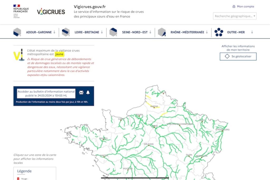 apercu-site-vigicrues-France-1024x682 Inondations en France : L'actualité officielle